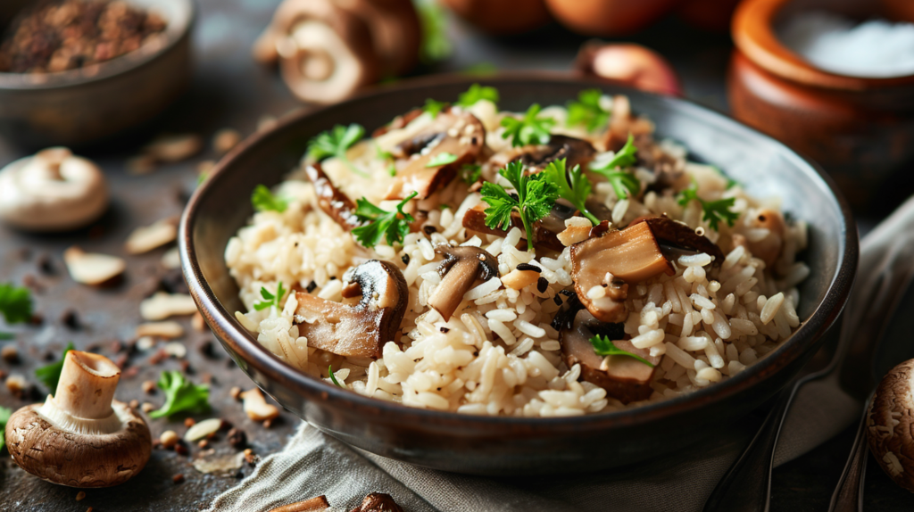 Arroz con Setas y Trufa