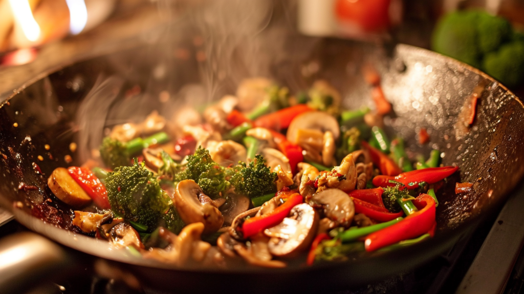 Wok de Setas Shiitake