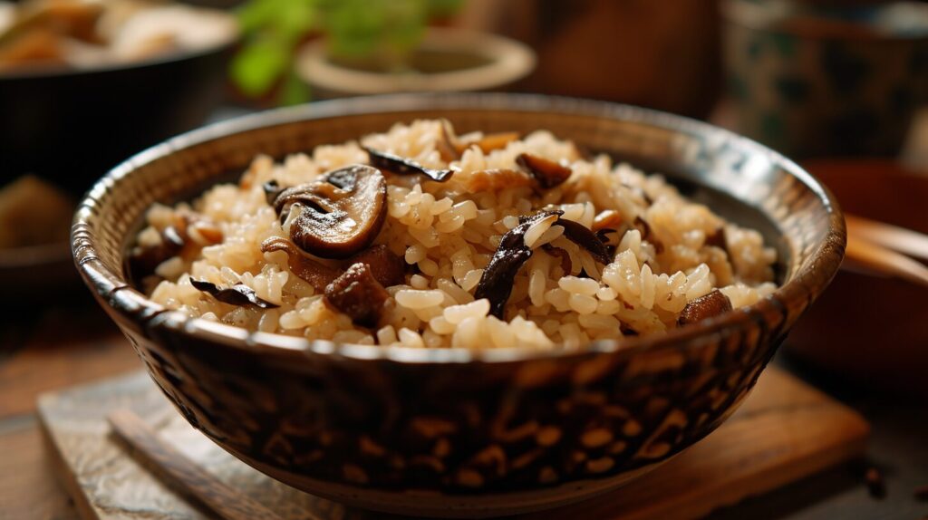 arroz meloso con setas shiitake thermomix